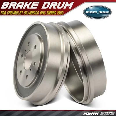 2x Rear Side Brake Drum for Chevrolet Silverado 1500 2005-2008 GMC Sierra 1500 - Image 1 of 4