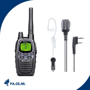 Midland G7 Pro Dual Band PMR446/LPD Transceiver + Auricolari MA 31-LPRO - Foto 1 di 4