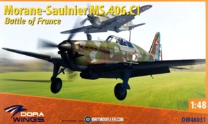 1/48 Dora Wings #48031 Morane-Saulnier MS.406C.1 “Battle Of France” - Picture 1 of 1