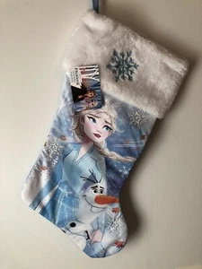 Disney Frozen 11 Elsa und Olaf Weihnachtsstrumpf 16 Zoll NEU mit Etikett - Bild 1 von 3