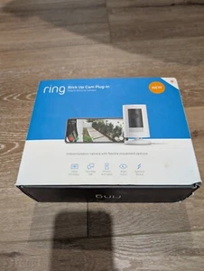 RING New w/ Open Box: STICK UP CAM Plug-In, Nonstop Indoor/Outdoor Camera 1080p - Picture 1 of 4