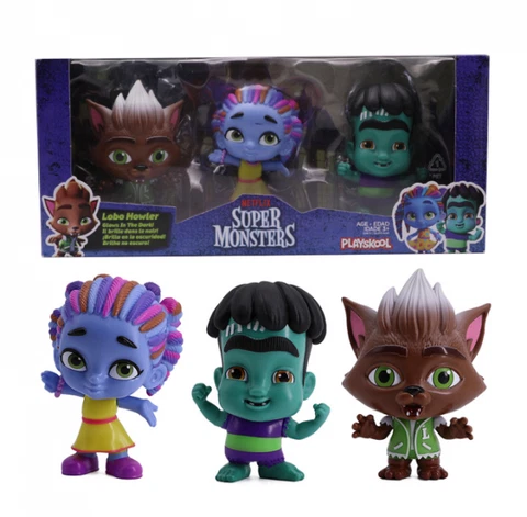 Netflix Super Monsters Set of 3 Collectible 4-inch Figures Monster Trio Cover