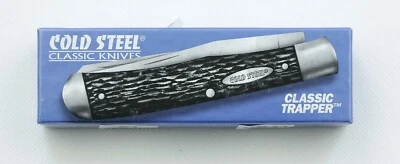 Cold Steel Classic Trapper 54MT Carbon V USA W/ Box Rare unopened Discontinued - Image 1 of 3