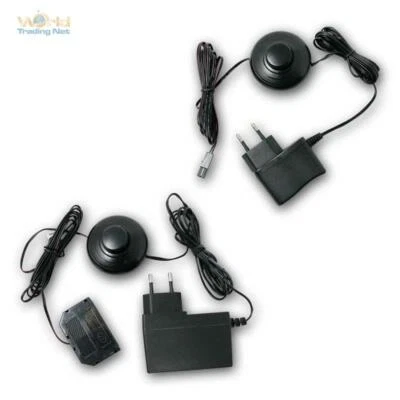 LED Stecker-Netzteil 12V DC 1,8/6/12W, mit Fußschalter & Mini-LED-Steckverbinder - Bild 1 von 4