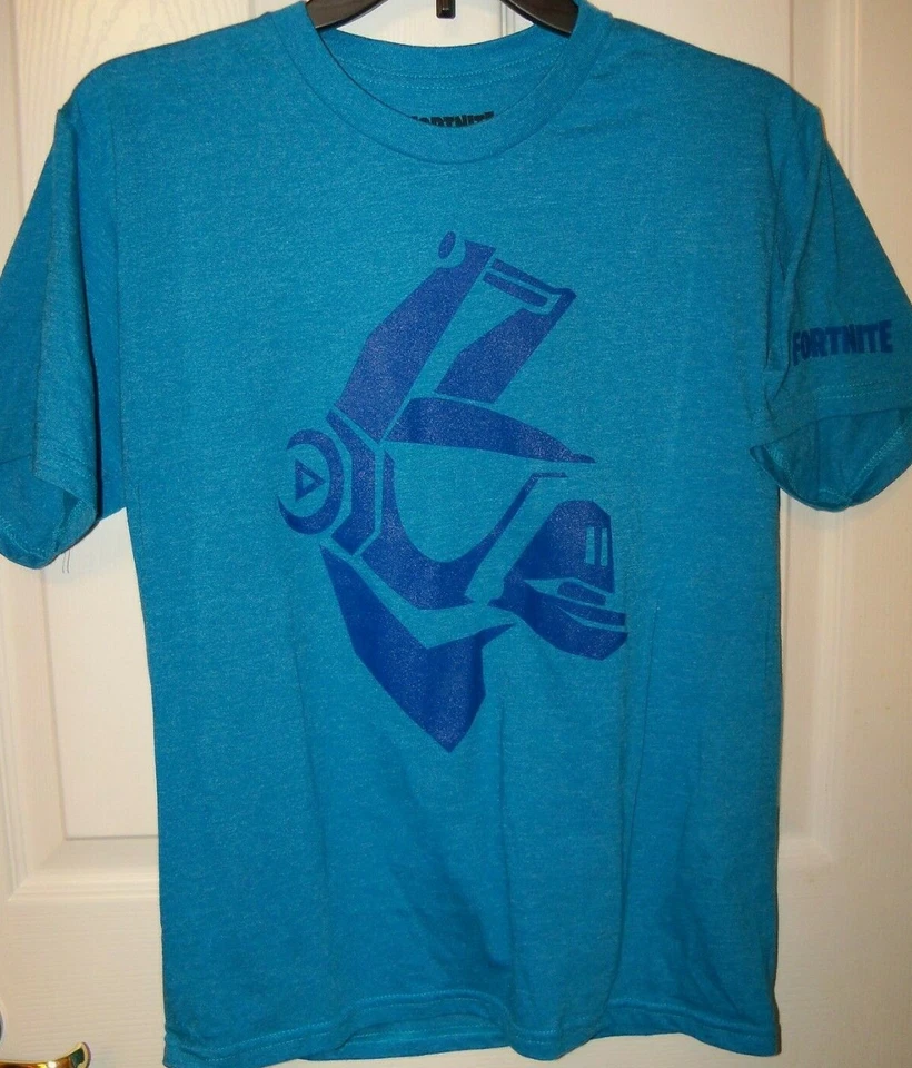 Camisa Fortnite DJ Yonder Llama Epic Game Azul Manga Corta Niños Talla 18/20 Nueva con Etiquetas Foto 1 de 1