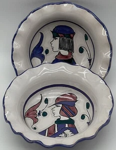 Orvieto Bowls Condiment Small Serving Dip Set Of 2 Italy Fugari - Picture 1 of 8