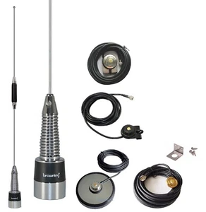 Mobilfunkantenne UHF 450-470 MHz mit Halterung Kofferraumloch Magnet Mini-UHF BR173S - Bild 1 von 10