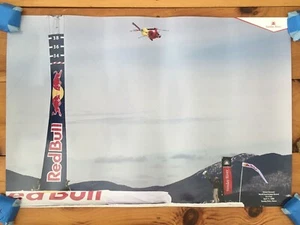 Vintage Original Sunday River / Red Bull Ski Poster - Picture 1 of 2