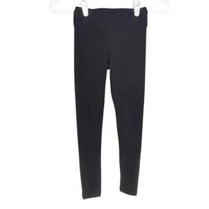 90 Degree by Reflex Girls Leggings Yoga Pants Athletic Black S (7-8) - Picture 1 of 6