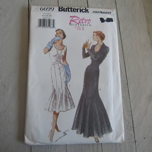 Sewing Pattern BUTTERICK # B6699 RETRO '51 Dress SZ 12-14 -16 Bust 32.5-36 - Picture 1 of 3