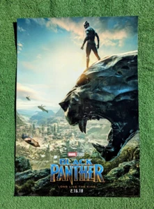 Black Panther 27x19 Long Live the King Movie Poster 2018 Marvel Studios Art NOS - Picture 1 of 2