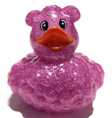 ENVÍO GRATUITO - RARO ROSA BRILLO OVEJA CORDERO CRUCERO GOMA PATO COLECCIONABLE 2" Foto 1 de 2