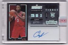 2017-18 Panini Contenders Og Anunoby Auto Playoff Ticket Rookie Card RC #123 /35