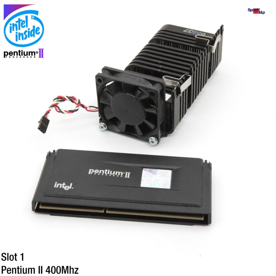 CPU Intel Pentium 2 II 400MHZ Processor SLOT1 80523PY400512 SL2S7 SL2U6 Mmx Tax - Image 1 of 4