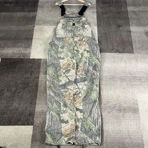 VTG Liberty Overalls Mens 44 Camo Real Tree Hardwoods Bibs Hunting Cargo Utility - Picture 1 of 8