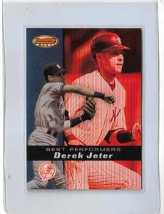 Derek Jeter 2000 Bowman's Best Best Performers #87 Refractor New York Yankees - Bild 1 von 2