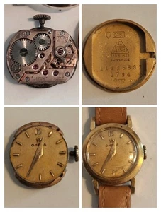 OMEGA en or 750/18k mouvement mécanique Montre Femme Années 1950/55. - Imagen 1 de 20