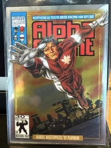 2024 Marvel Masterpieces 92 Platinum Northstar 69-V Rainbow Cover Variant SP - Picture 1 of 6