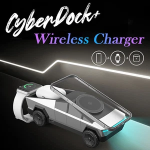 NUOVA stazione di ricarica wireless 3 in 1 CyberDock per MagSafe iPhone/AirPods/iWatch - Foto 1 di 13