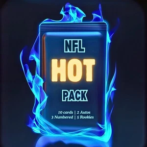 Gridiron Glory Pack 🔥 10 NFL Cards - 5 HITS (2 Autos, 3 #’d, 5 RC w/ 1 Star RC) - Picture 1 of 1