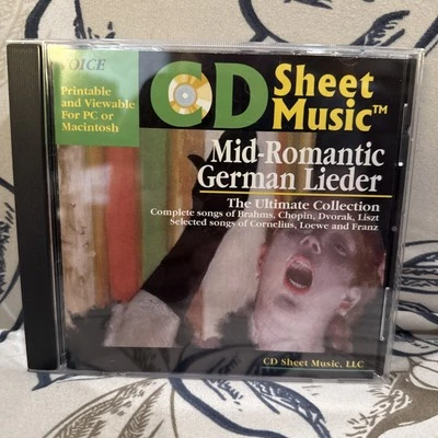 CD Sheet Music Mid Romantic German Lieder The Ultimate Collection For Voice - Image 1 of 4
