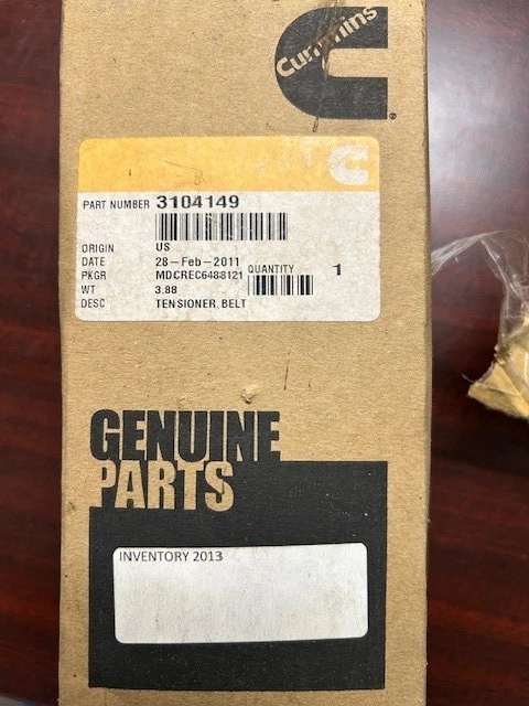 Nuevo tensor de cinturón Cummins 3104149 Foto 1 de 3