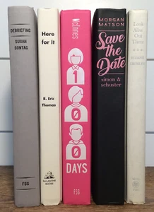 Unique PINK Black WHITE Luxe Hardback Books * MODERN HOME BOOK DECOR * Staging - Picture 1 of 6