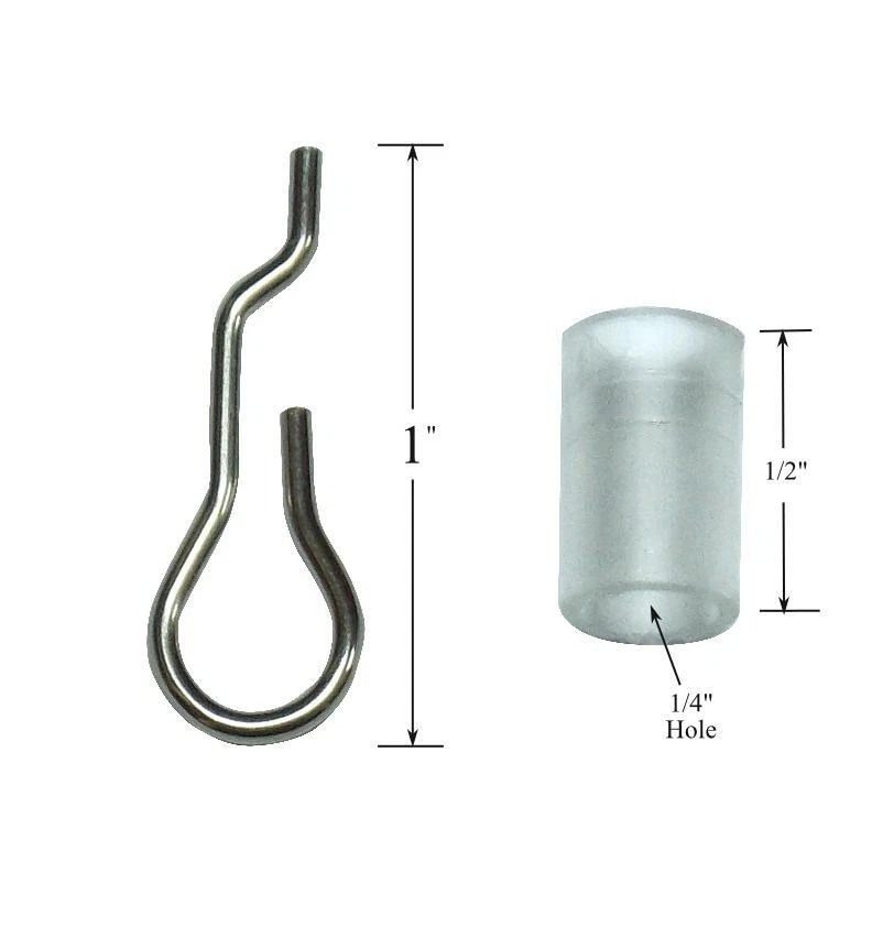 JUEGO DE ALAMBRE Y COLLAR VARITA INCLINABLE para MADERA horizontal o MINI PERSIANAS - 1 1/2" barandilla Foto 1 de 1