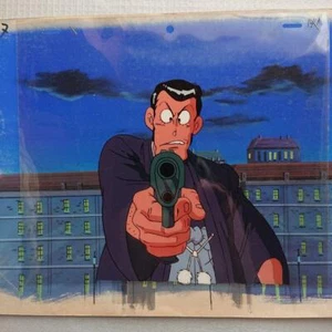 Lupin the Third Animation Cel Picture Painting Anime Genga Monkey Punch Japanese - Picture 1 of 7