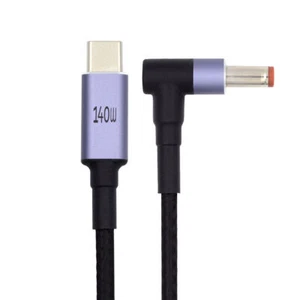 Cablecy USB-C Type C Input to 20V DC 5.5mm Power 135W 140W PD Charge Cable - Picture 1 of 10