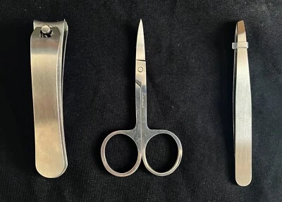 ELINA MED LUXURY Nagelschere Pinzette Nagelknipser Edelstahl einzeln und als Set