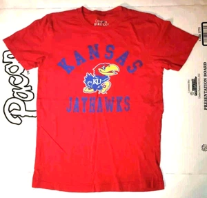Kansas University Jayhawks KU Camiseta Adulto Pequeña Roja NCAA - Imagen 1 de 7