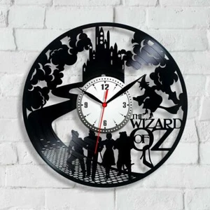 Wizard Of Oz Vinyl Record Wall Clock Gift Birthdays Decor Wall Hanging Clock - Picture 1 of 1