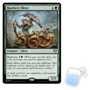 HATCHERY SLIVER (COMMANDER DECK) Commander Masters Magic MTG MINT CARD