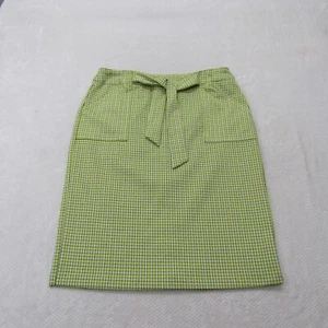 Cato Skirt Womens Medium Yellow Pancil Skirt Pocket Pull On Elastic Waist - Picture 1 of 10