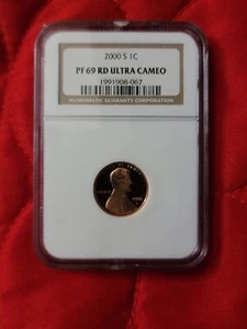 2000 S NGC PF 69 Moneta classificata penny ultra cameo (AA067) - Foto 1 di 2