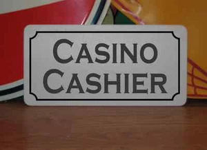 CASINO KASSE Metallschild  - Bild 1 von 3