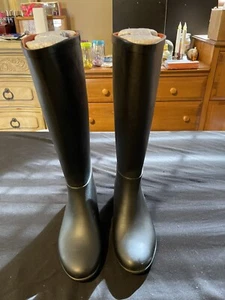 Target Black & Orange Rain Boots Women’s Size 7 - Picture 1 of 5
