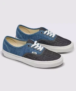 VANS Auténticos Zapatos Denim Roscados Azul EE. UU. Hombres Talla 7.5 NUEVO Con Caja - Imagen 1 de 11