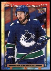 2021-22 Upper Deck Tim Hortons NHL Canvas Quinn Hughes #C-6 - Picture 1 of 2