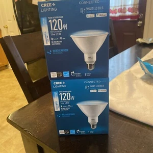 •SET OF 2• CREE LED 14W Smart LED Bulb Flood Outdoor 120W Multicolor CMPAR38 - Picture 1 of 5