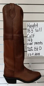 Größe 8,5D WESTERN, POLOSTIEFEL - Bild 1 von 3