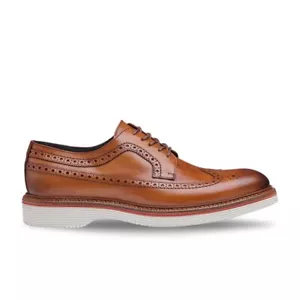 Johnston & Murphy Herren Jenson Longwing Oxford - Hellbraun Neu mit Karton - Bild 1 von 7