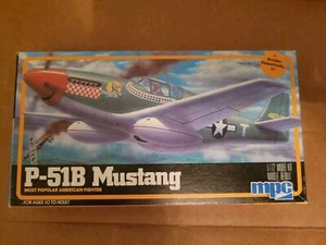 MPC P51B MUSTANG 1/72 Scale Model Kit #1-4008 New Open Box - Picture 1 of 6