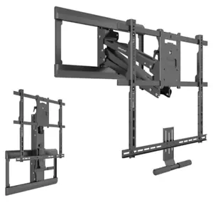 Mount-It! Fireplace Mantel TV Wall Mount, Above Fireplace Drop Down TV Mount,... - Picture 1 of 9