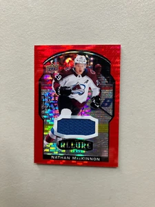 Nathan MacKinnon 2020-21 UD Allure Red Rainbow Jersey Card #23 C. Avalanche - Picture 1 of 1
