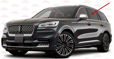 Fits 2020-2023 Lincoln Aviator Hybrid 4D Utility Left Side Rear Door Window Glas - Изображение 1 из 2