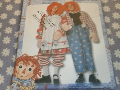 SIMPLICITY 5425 MISSES & MEN'S  RAGGEDY ANN & ANDY COSTUME PATTERN-UNCUT-XS-XL - Image 1 of 3