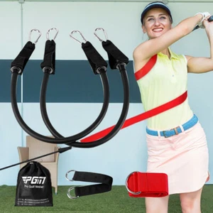 Golf Swing Trainer Multi-function Swivel Self-study Exercise Strap Golf Supplies - Imagen 1 de 16