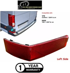 Passt für MAN TGE 2017 bis 2024 Stoßstange hinten links unten rot Reflektor Lampe Licht - Bild 1 von 10